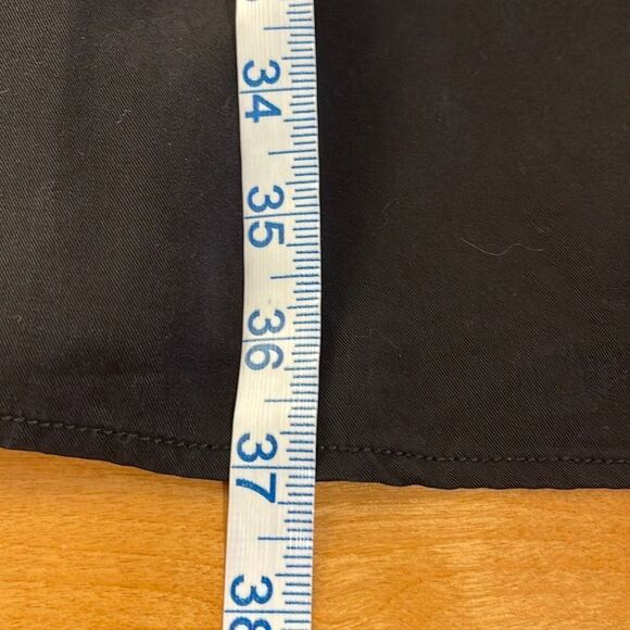 Carly Jean LA Womens 1/2 Button Front Tencel Collared Dress Black Medium NWT - Picture 9 of 9